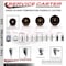 Service Caster 3'' High Temp Phenolic Wheel Swivel 7/16'' Stem Caster Total Lock Brake SCC-GRTTL20S314-PHSHT-716138 - alternate 4